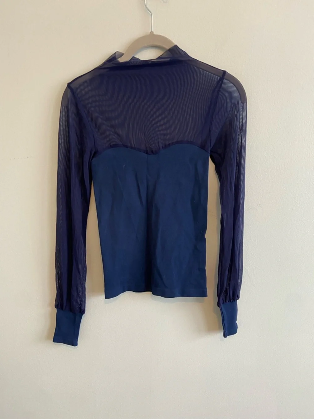 Free People Intimately Light Up Layering Top-Navy